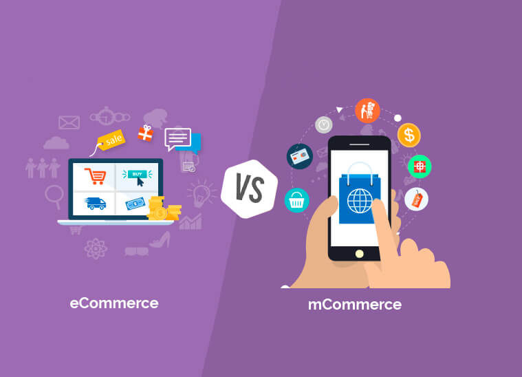 definition M-commerce vs eCommerce