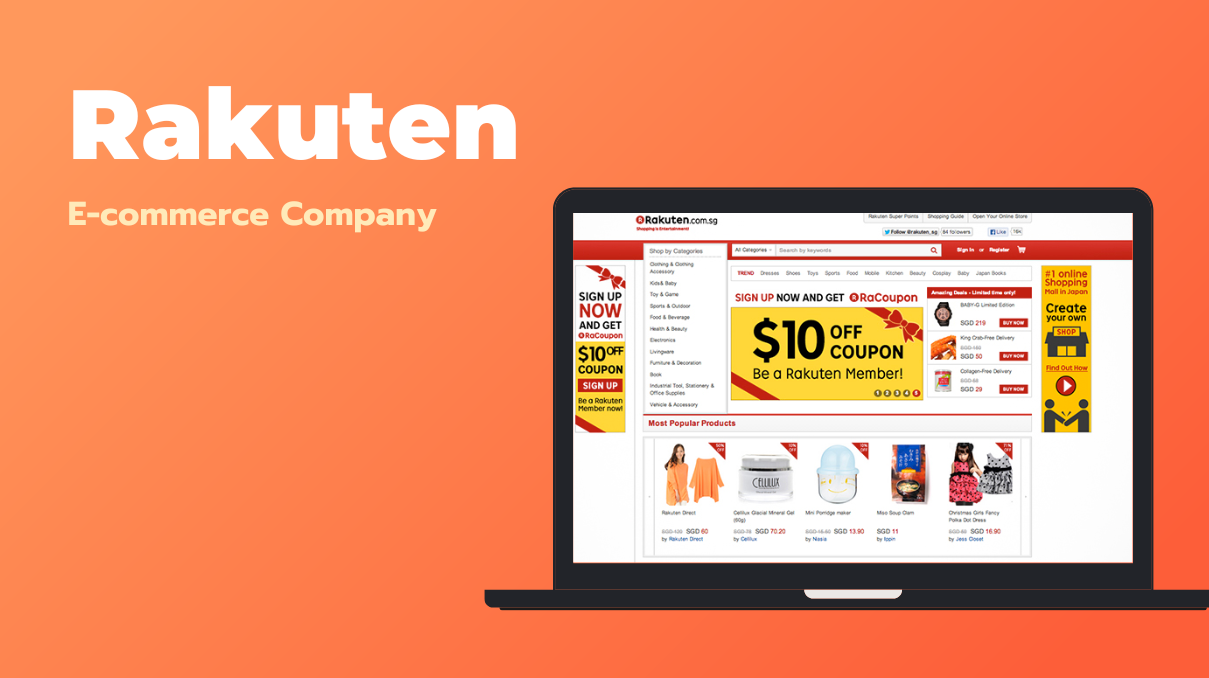 how to choose top ecommerce companies-rakuten